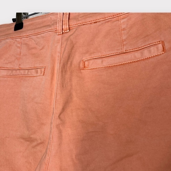 Coral Anthropologie Rolled Cuffed Chino Shorts 28 Waist‎ - Picture 7 of 11